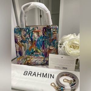 NWT Brahmin Small Caroline Bag in Flourish Melbourne
